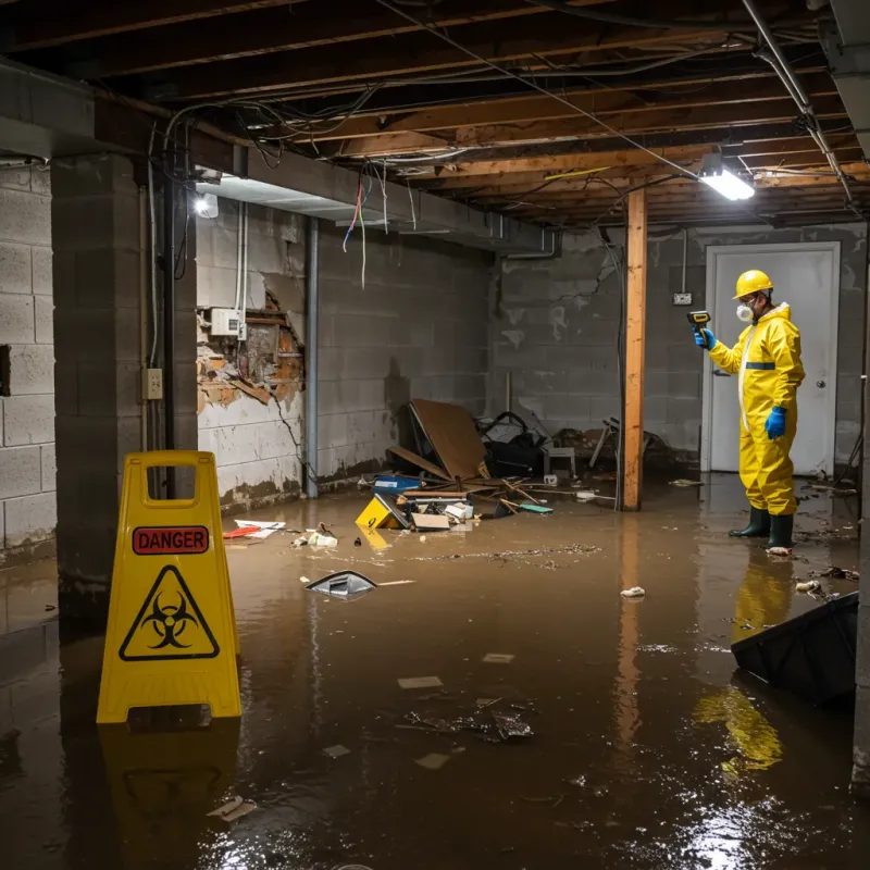Flooded Basement Electrical Hazard in Kaneohe, HI Property